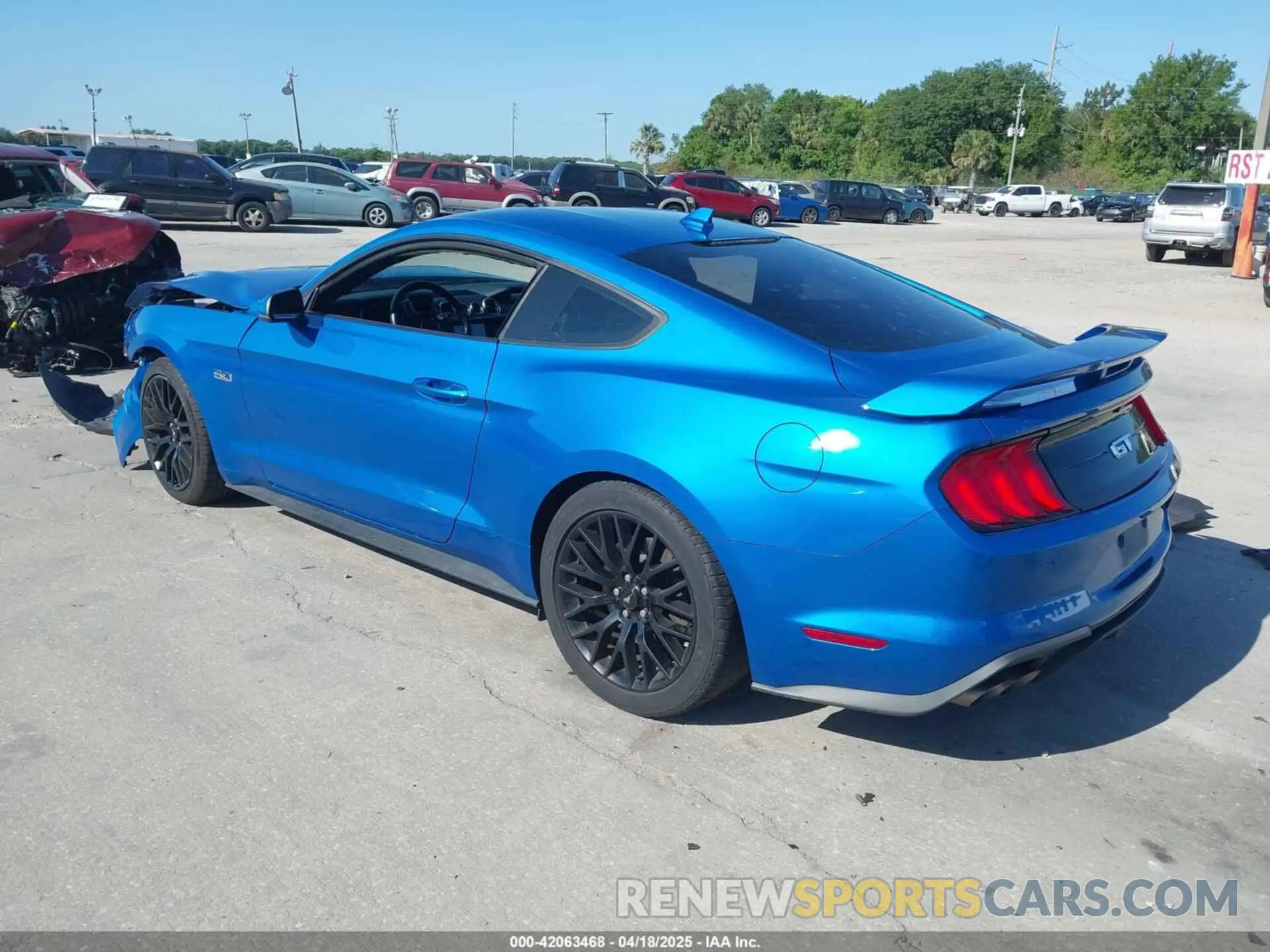 3 Фотография поврежденного автомобиля 1FA6P8CF3M5107238 FORD MUSTANG 2021