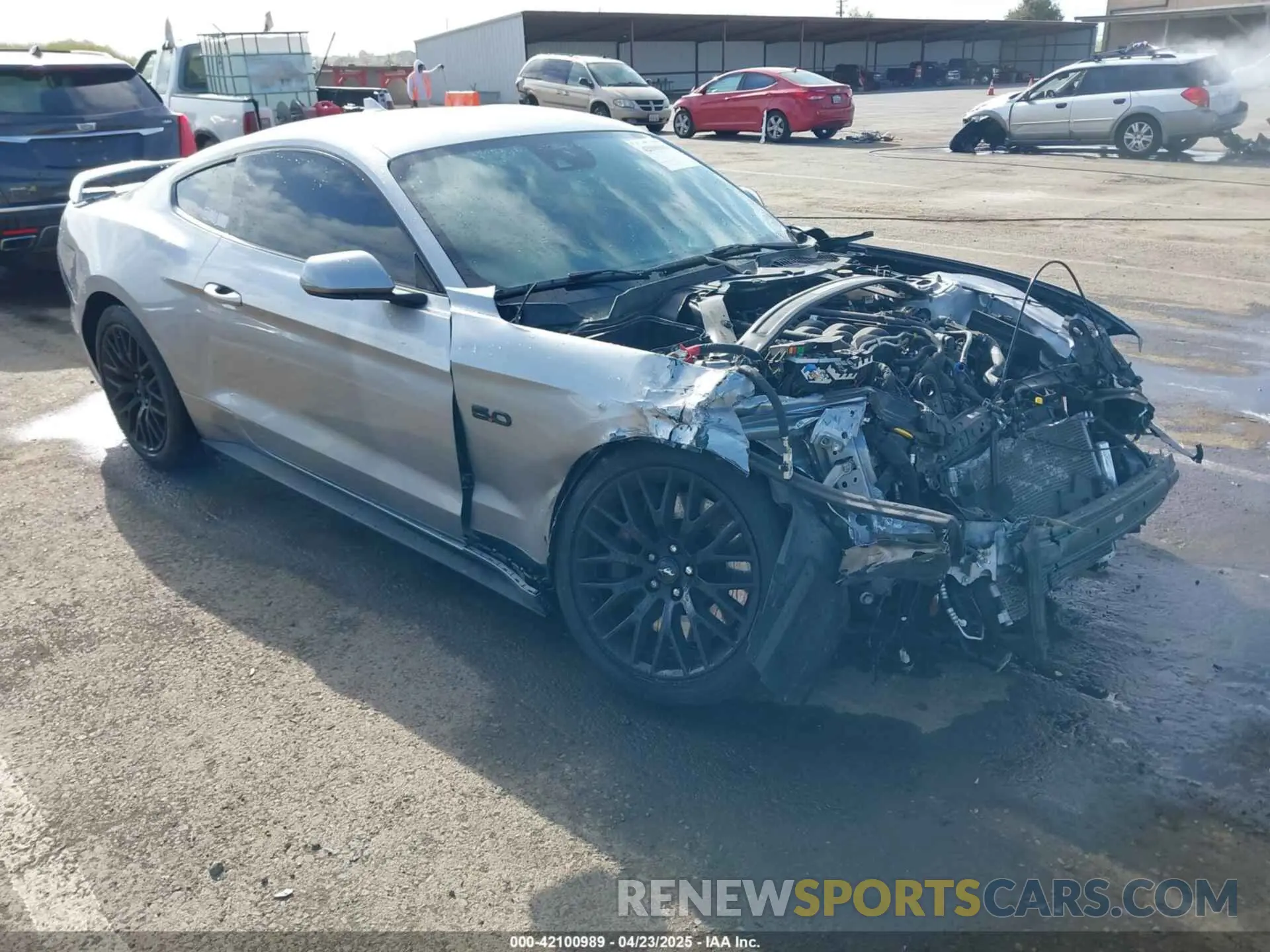 1 Фотография поврежденного автомобиля 1FA6P8CF3M5117977 FORD MUSTANG 2021