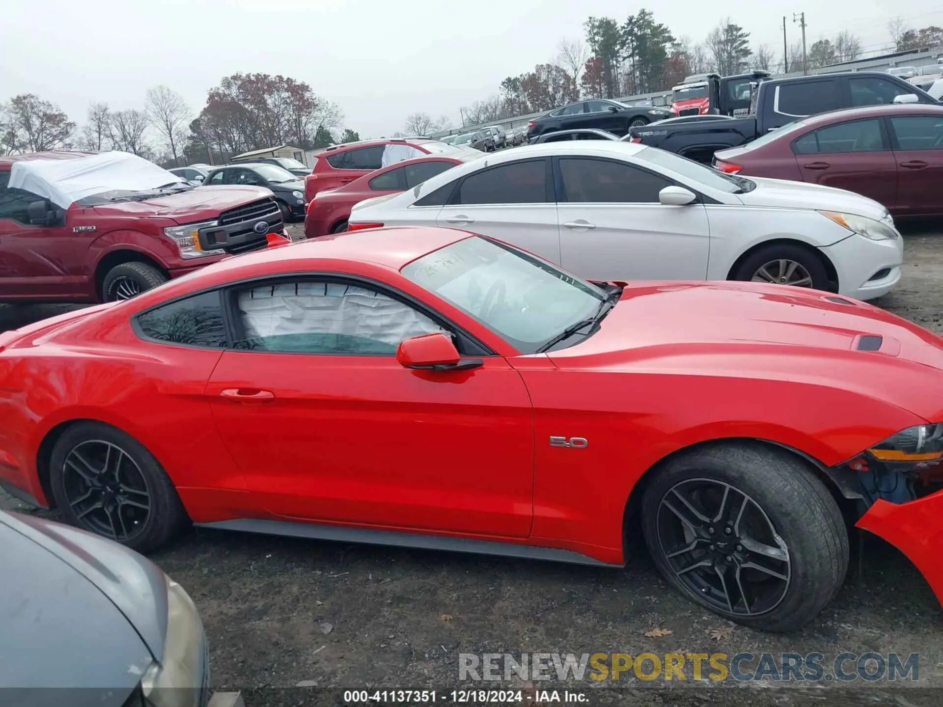 13 Фотография поврежденного автомобиля 1FA6P8CF4M5119074 FORD MUSTANG 2021