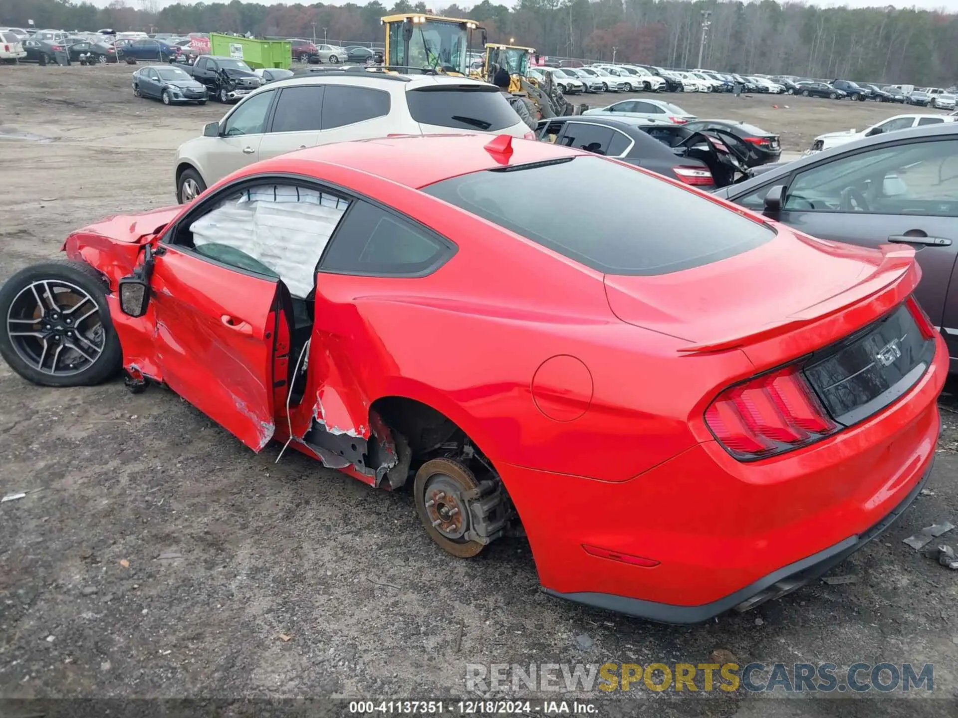 3 Фотография поврежденного автомобиля 1FA6P8CF4M5119074 FORD MUSTANG 2021