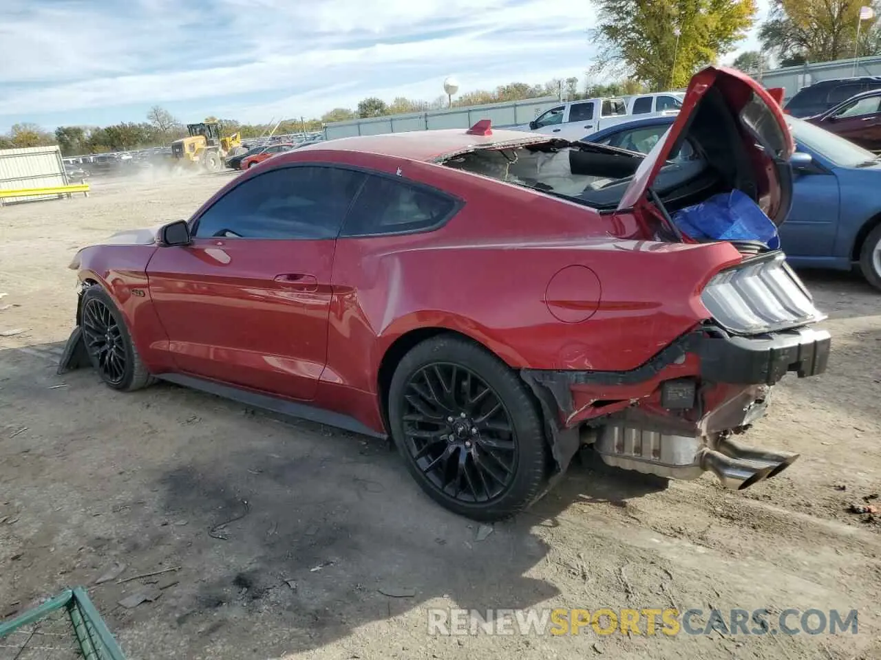 2 Фотография поврежденного автомобиля 1FA6P8CF4M5135243 FORD MUSTANG 2021