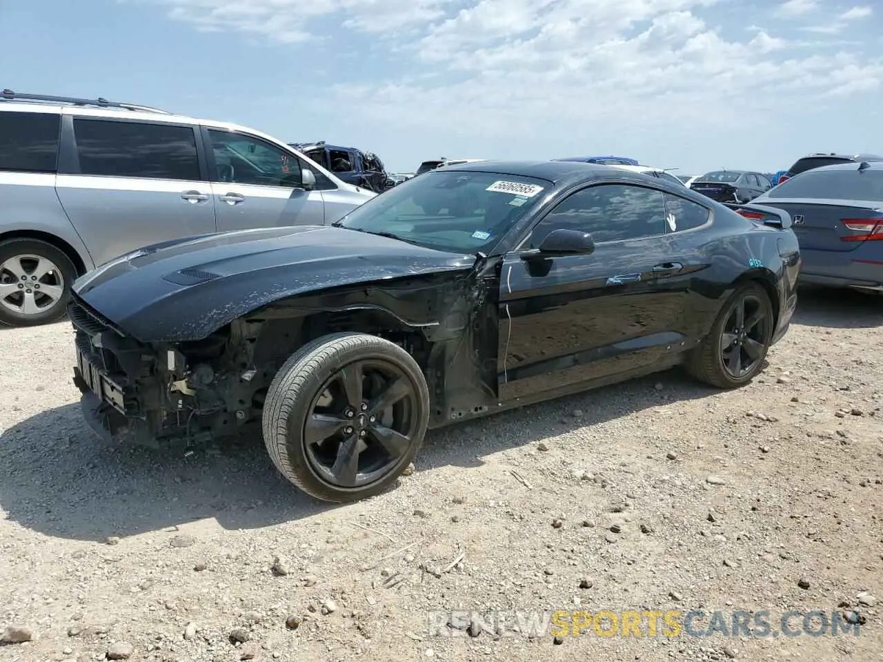 1 Photograph of a damaged car 1FA6P8CF4M5147294 FORD MUSTANG 2021