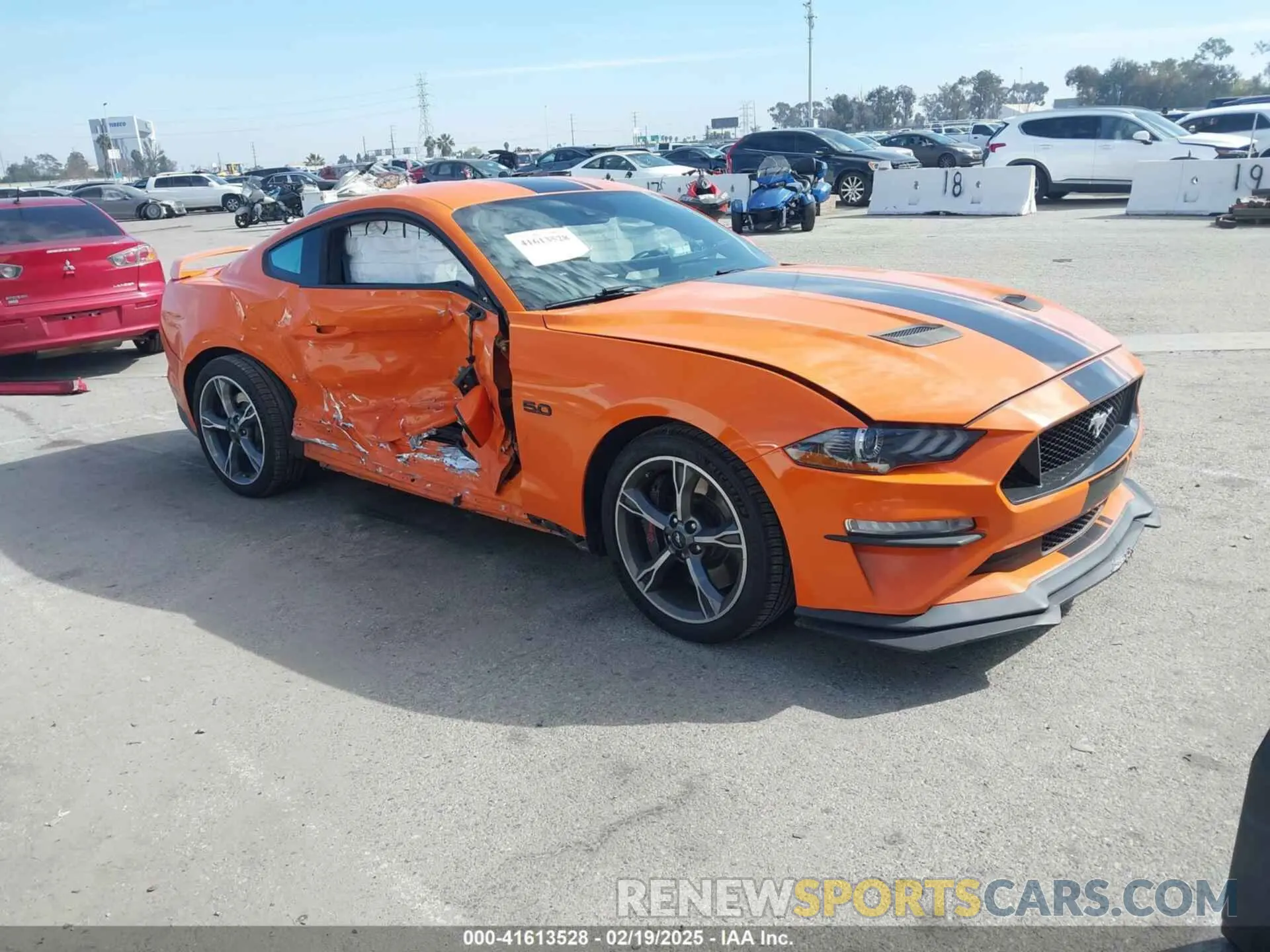 1 Photograph of a damaged car 1FA6P8CF5M5114482 FORD MUSTANG 2021