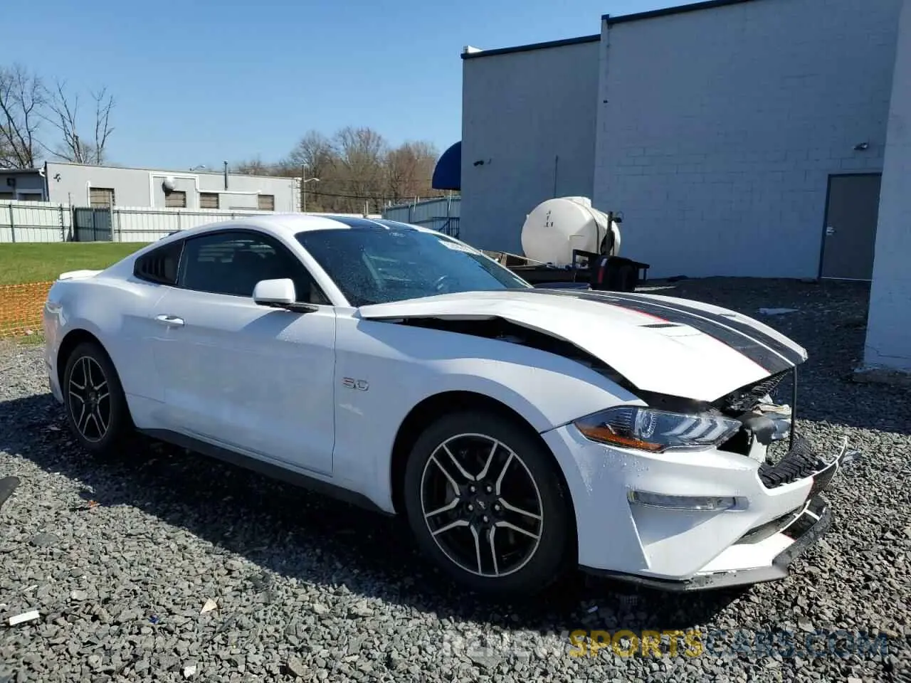4 Фотография поврежденного автомобиля 1FA6P8CF5M5118306 FORD MUSTANG 2021
