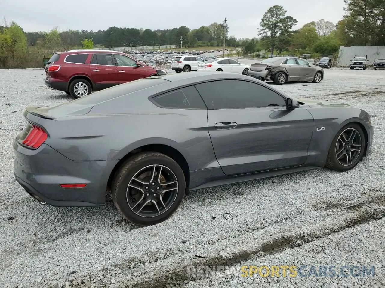 3 Photograph of a damaged car 1FA6P8CF5M5123683 FORD MUSTANG 2021