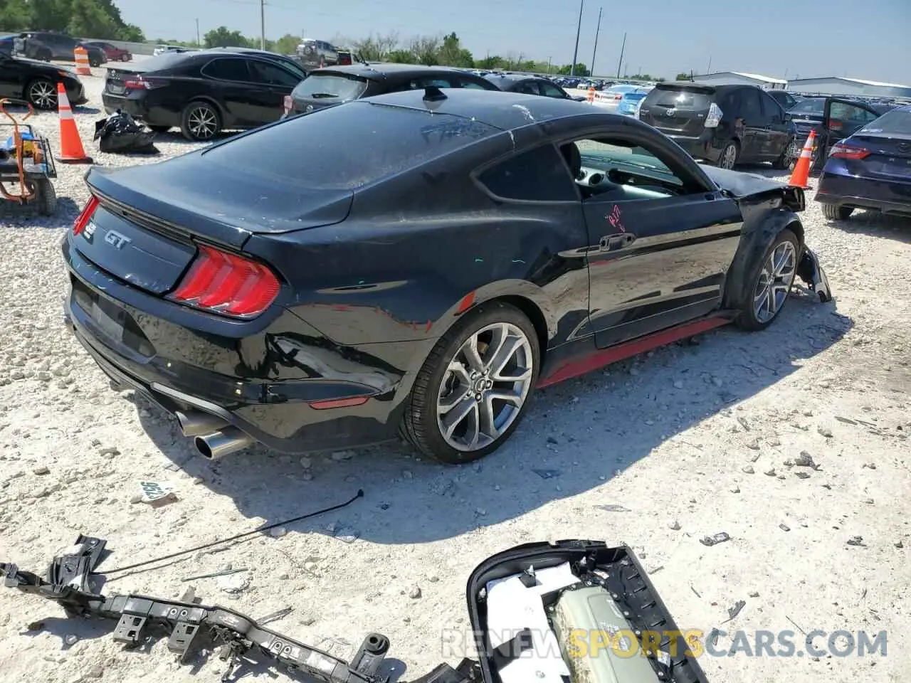 3 Photograph of a damaged car 1FA6P8CF5M5148745 FORD MUSTANG 2021