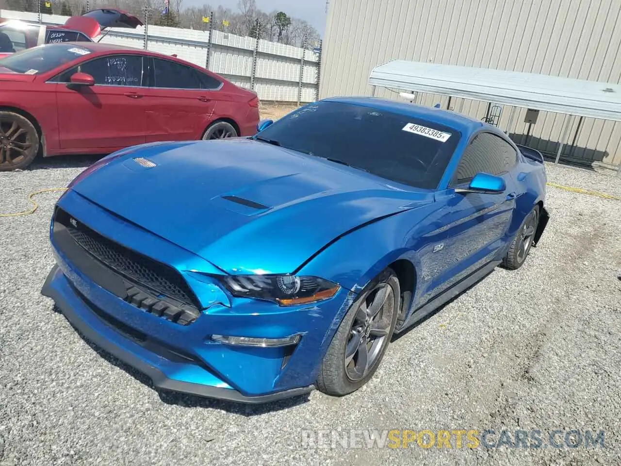 1 Photograph of a damaged car 1FA6P8CF6M5140458 FORD MUSTANG 2021