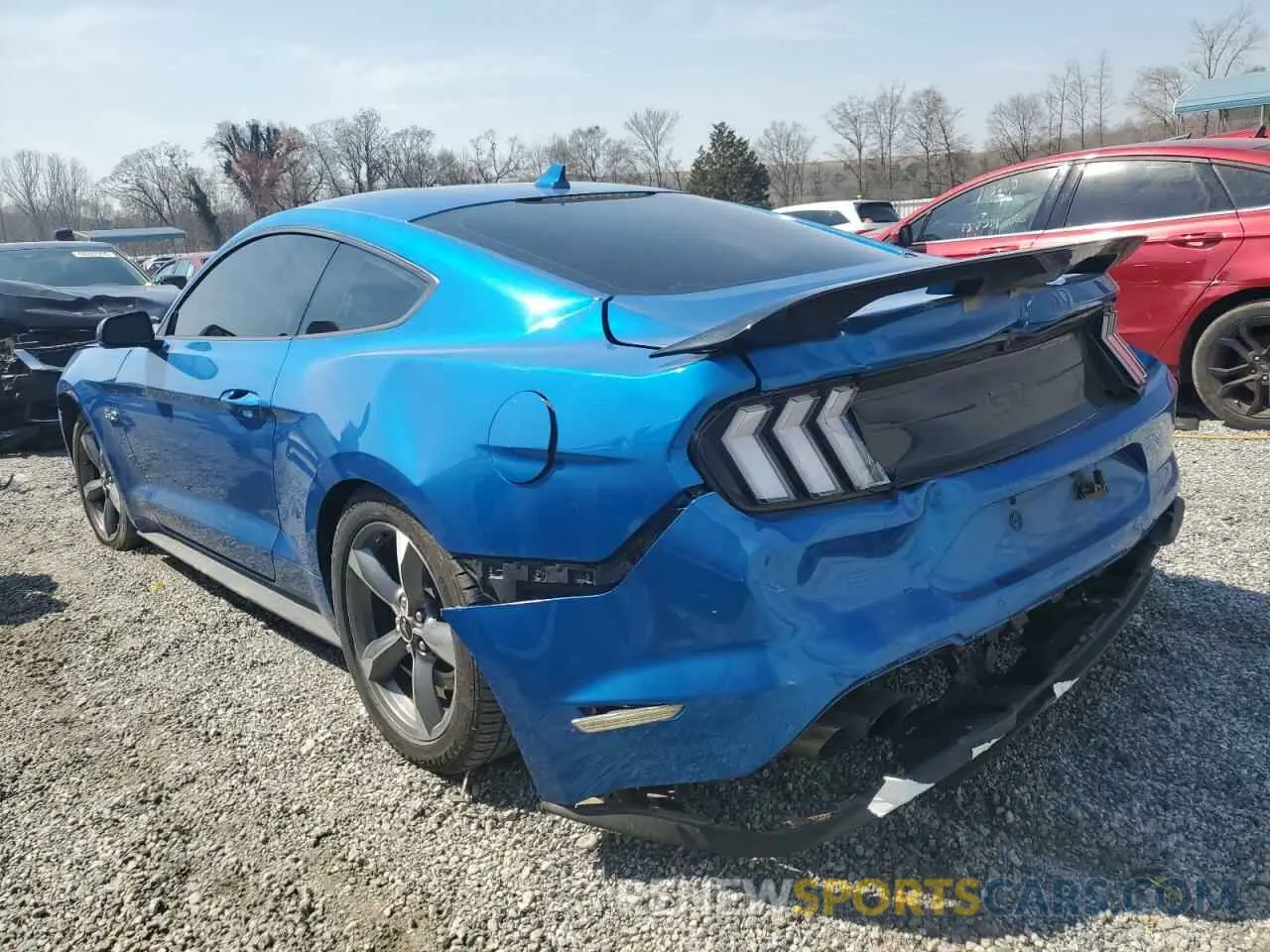 2 Photograph of a damaged car 1FA6P8CF6M5140458 FORD MUSTANG 2021
