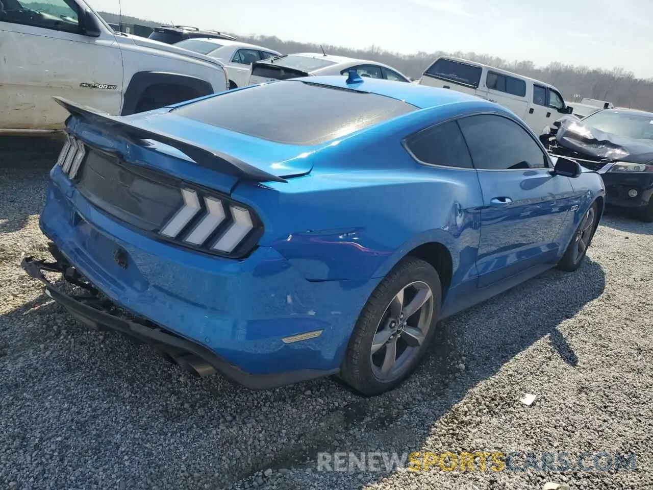 3 Photograph of a damaged car 1FA6P8CF6M5140458 FORD MUSTANG 2021