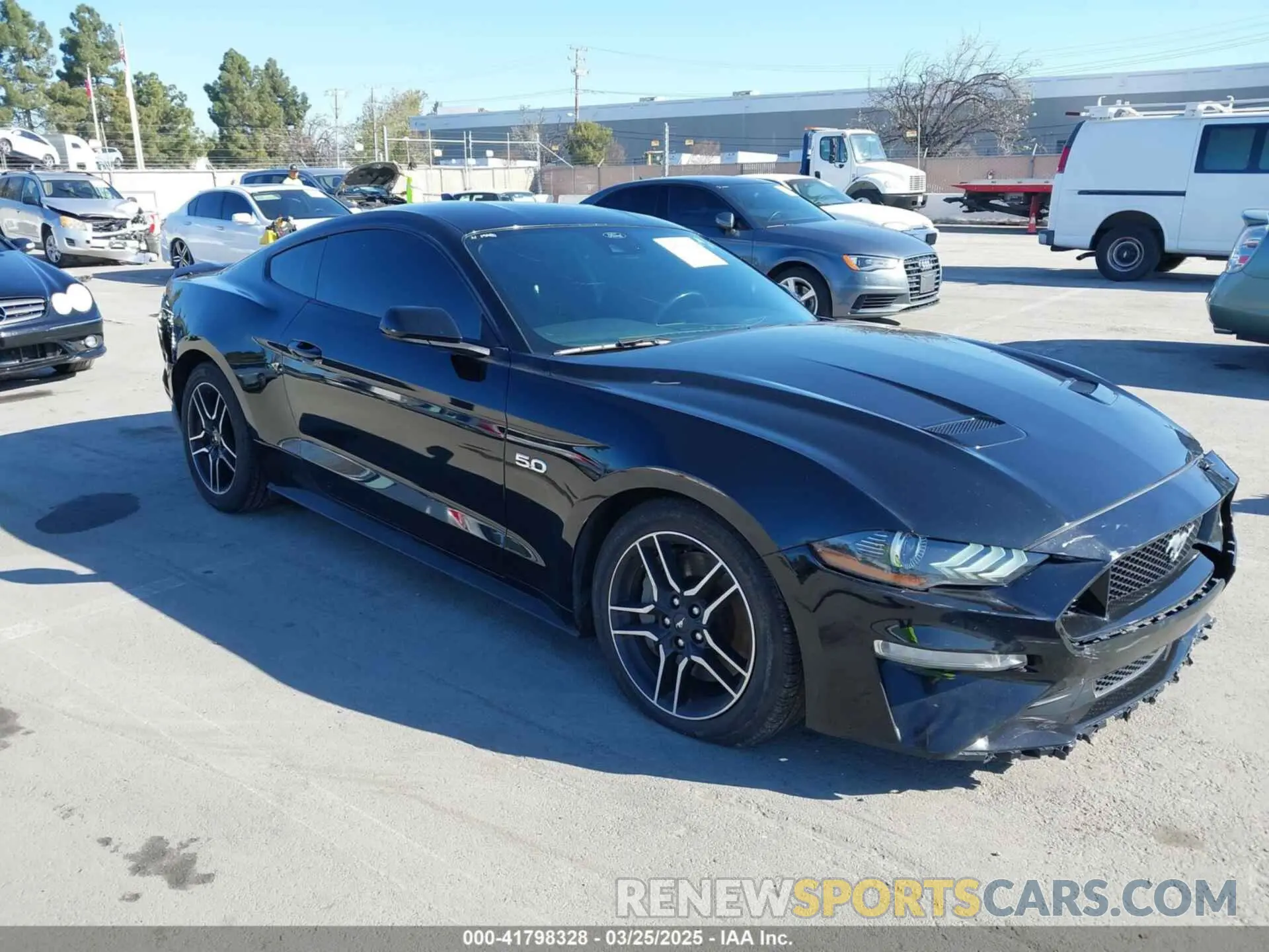 1 Photograph of a damaged car 1FA6P8CF6M5149175 FORD MUSTANG 2021
