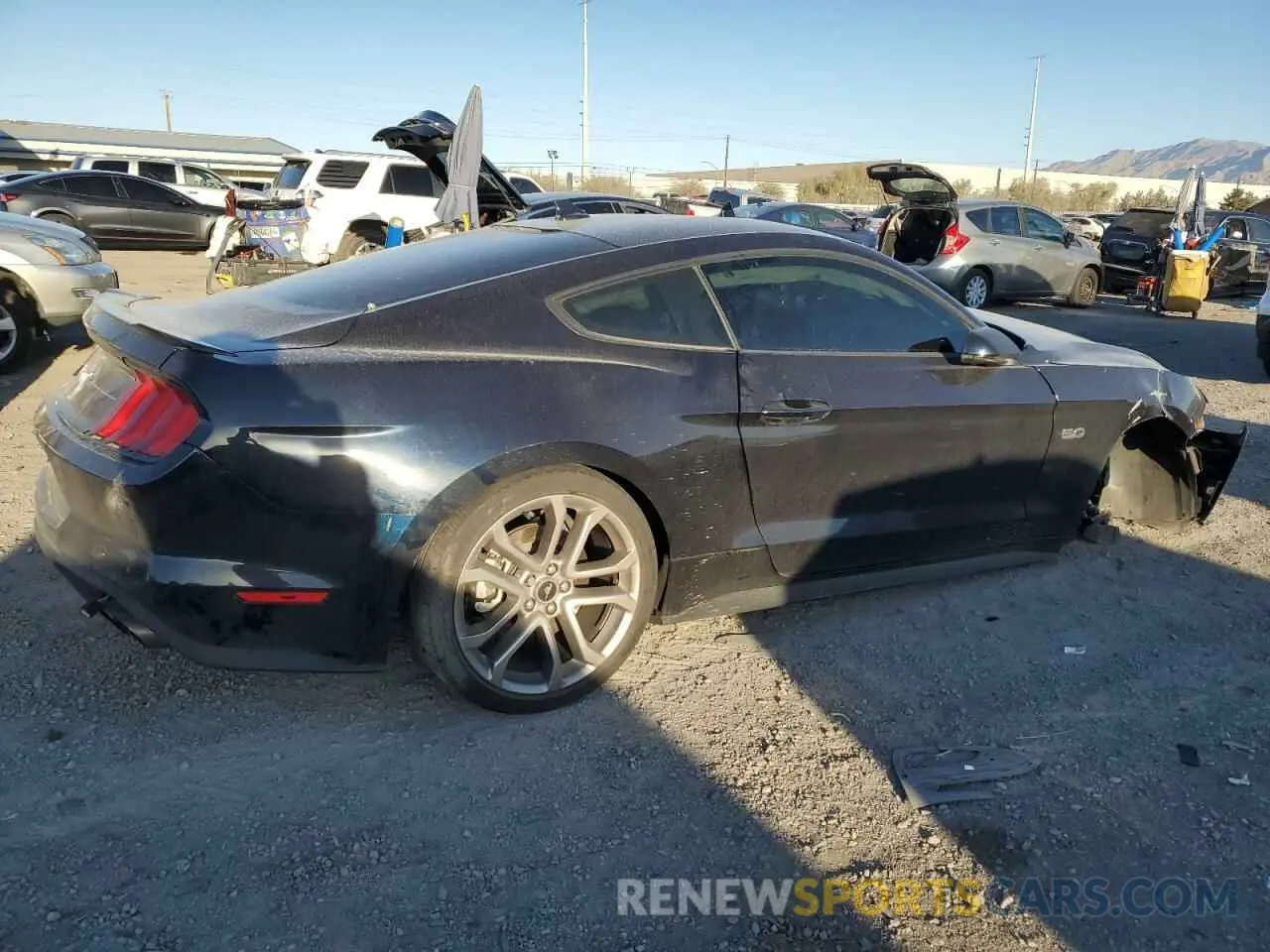 3 Photograph of a damaged car 1FA6P8CF6M5156224 FORD MUSTANG 2021