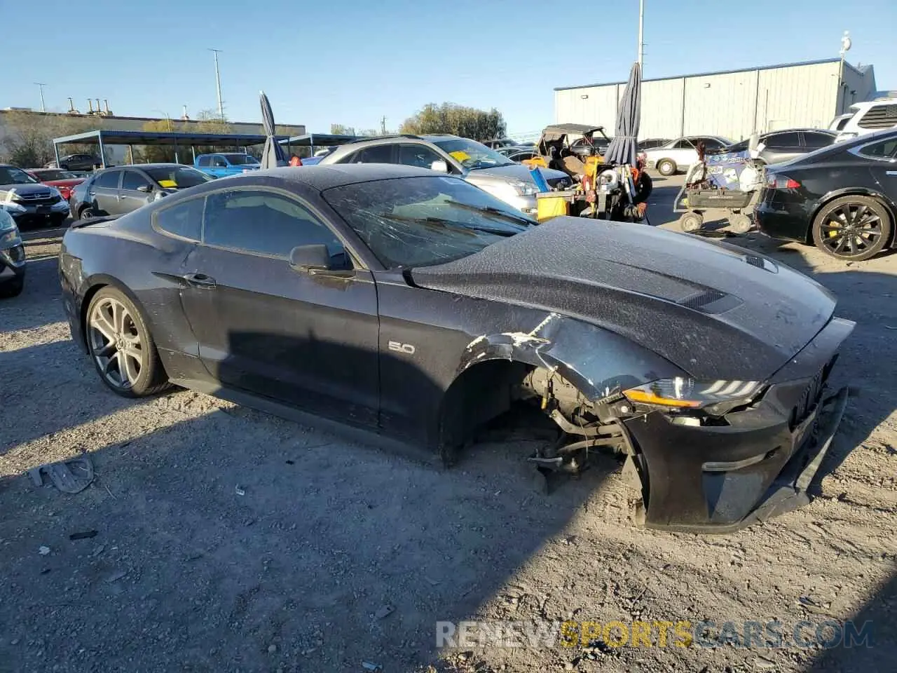 4 Photograph of a damaged car 1FA6P8CF6M5156224 FORD MUSTANG 2021