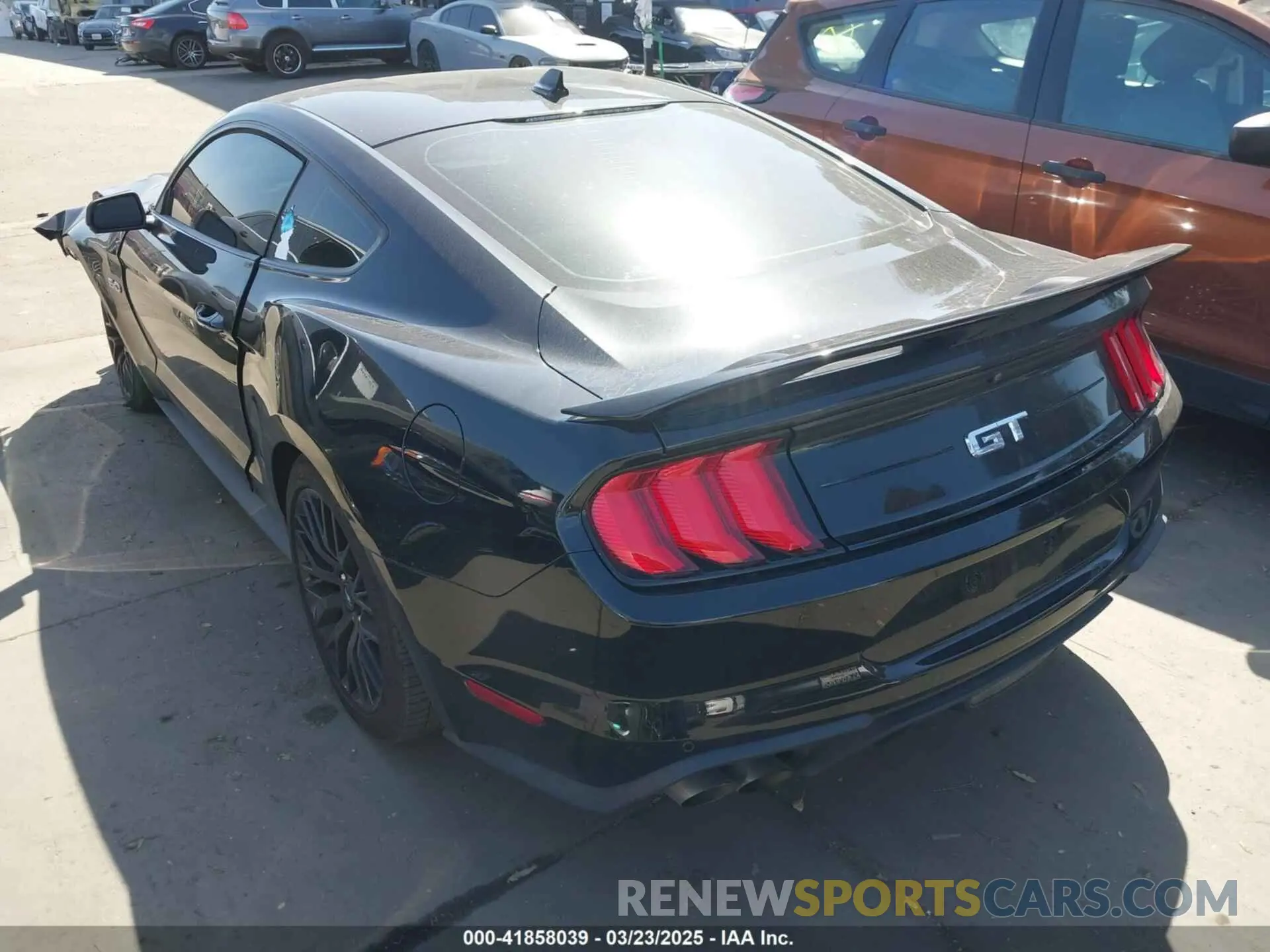 3 Photograph of a damaged car 1FA6P8CF7M5114273 FORD MUSTANG 2021