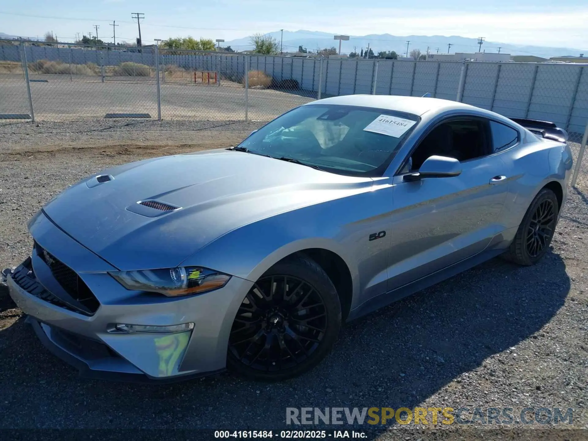 2 Фотография поврежденного автомобиля 1FA6P8CF7M5139500 FORD MUSTANG 2021