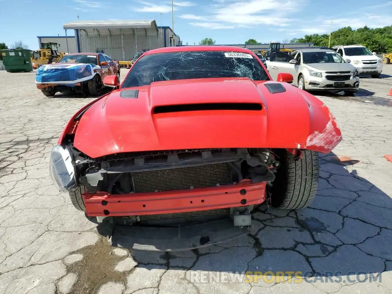 5 Photograph of a damaged car 1FA6P8CF8M5107039 FORD MUSTANG 2021