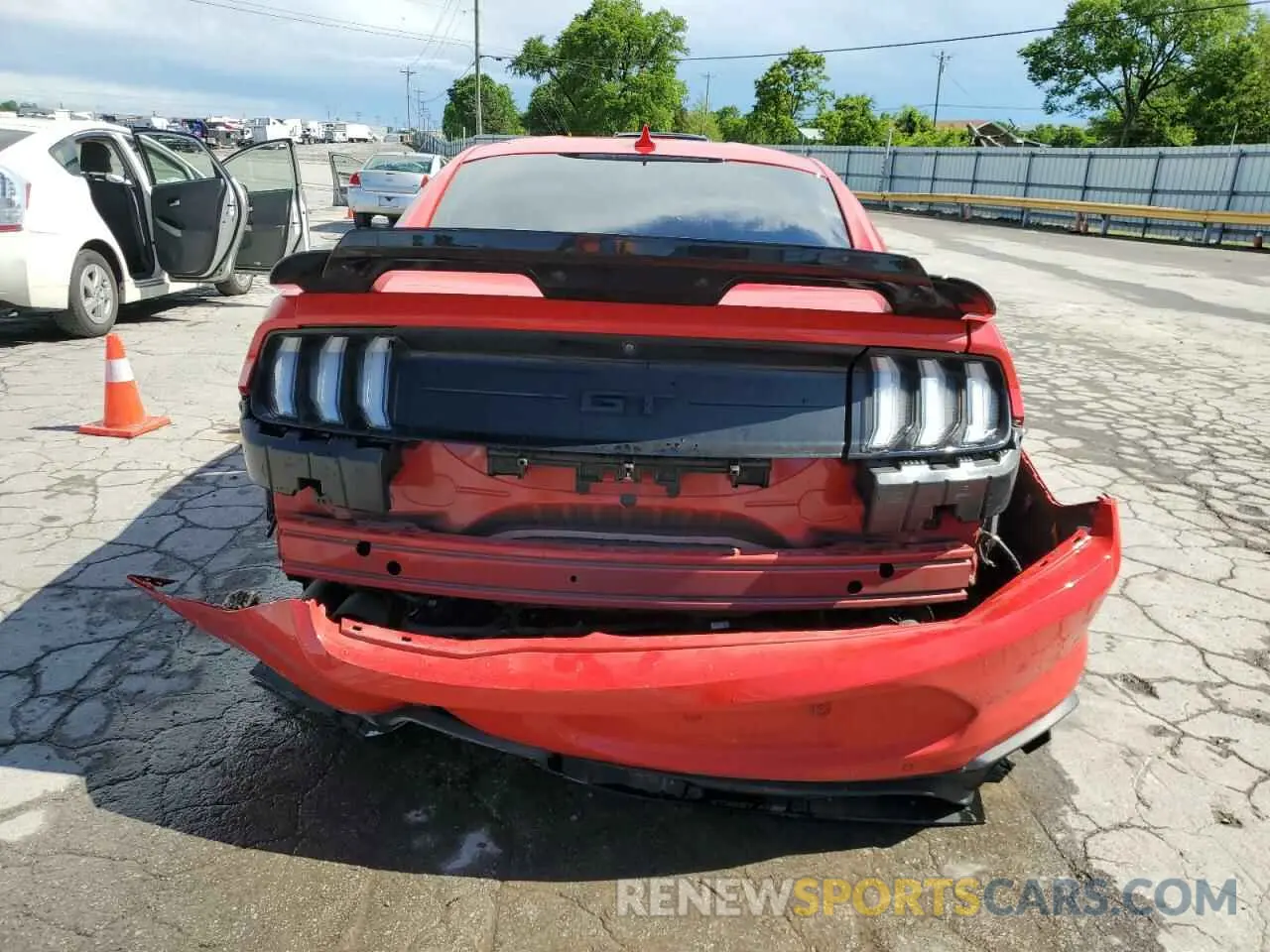 6 Photograph of a damaged car 1FA6P8CF8M5107039 FORD MUSTANG 2021