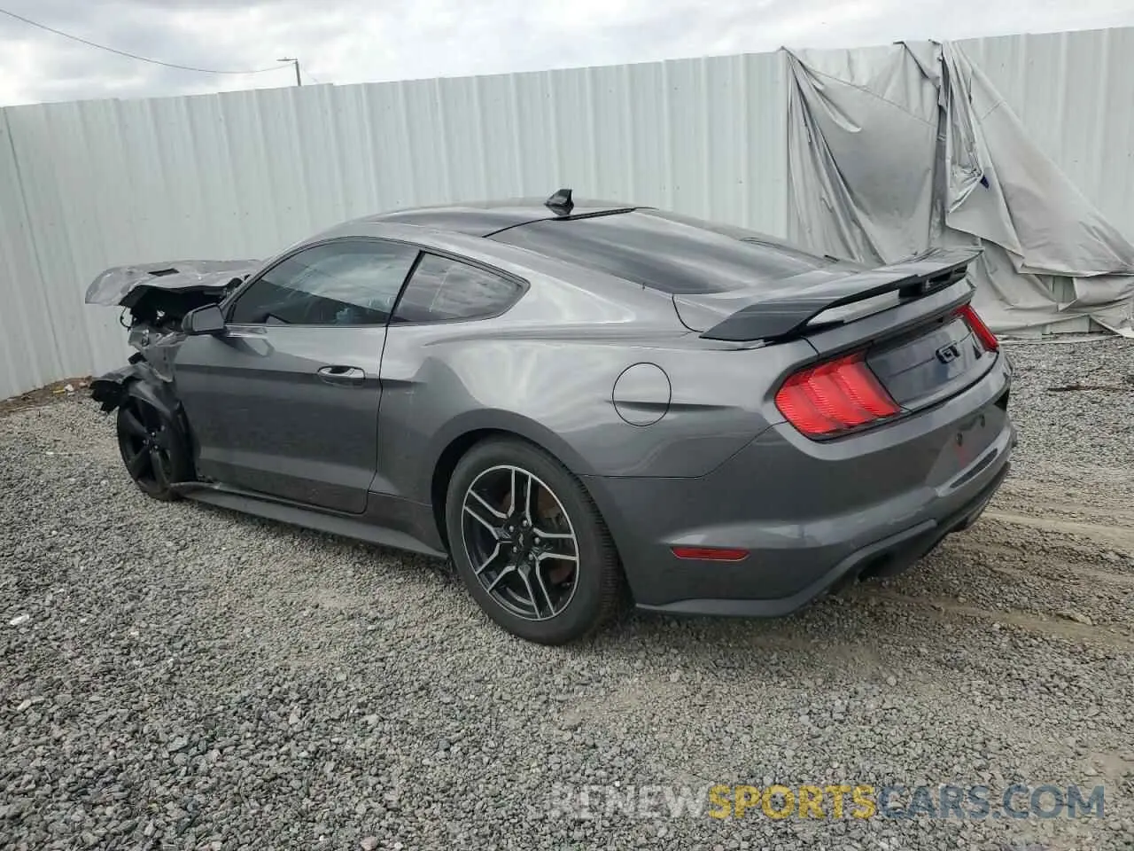 2 Фотография поврежденного автомобиля 1FA6P8CF8M5133205 FORD MUSTANG 2021