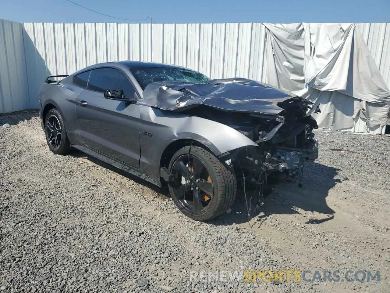 4 Фотография поврежденного автомобиля 1FA6P8CF8M5133205 FORD MUSTANG 2021