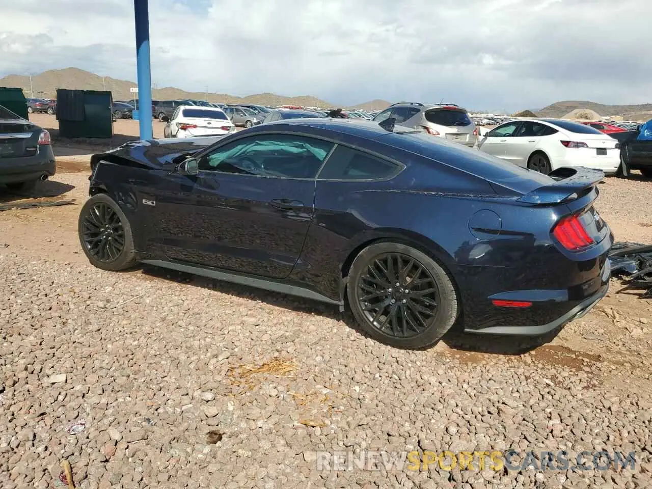 2 Фотография поврежденного автомобиля 1FA6P8CF8M5133785 FORD MUSTANG 2021