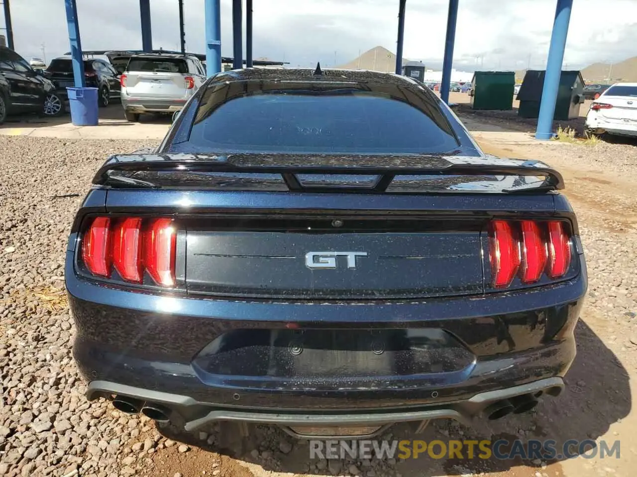 6 Фотография поврежденного автомобиля 1FA6P8CF8M5133785 FORD MUSTANG 2021