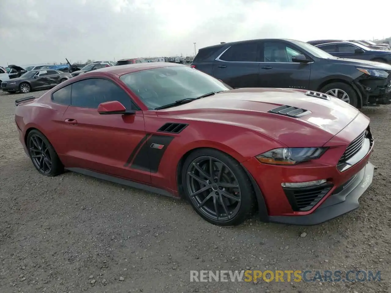 4 Фотография поврежденного автомобиля 1FA6P8CF8M5145287 FORD MUSTANG 2021