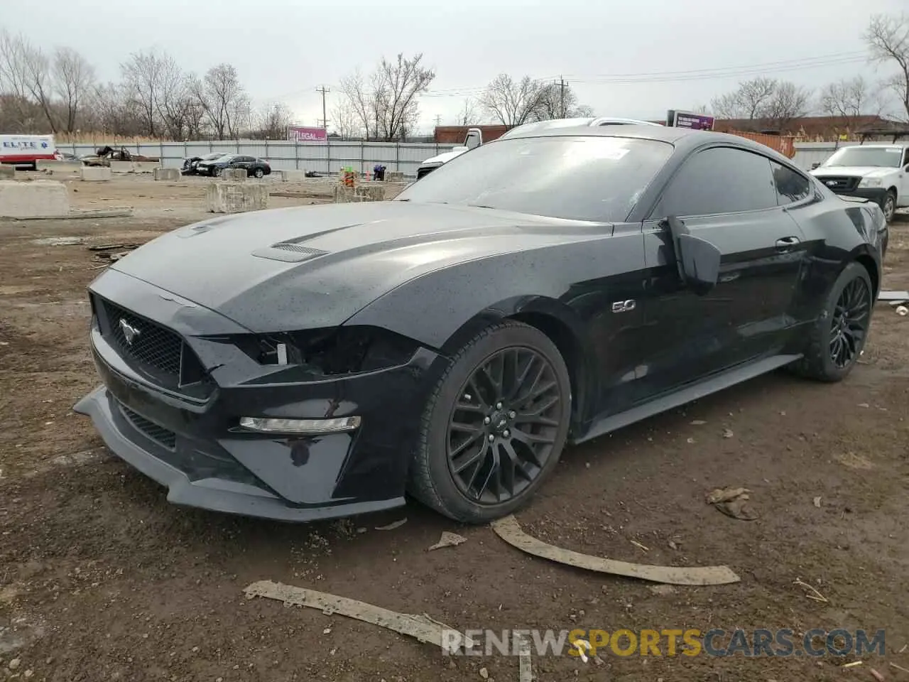 1 Photograph of a damaged car 1FA6P8CF8M5150487 FORD MUSTANG 2021