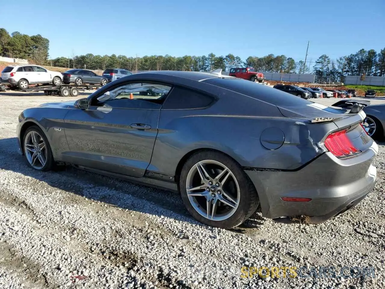 2 Photograph of a damaged car 1FA6P8CF9M5156556 FORD MUSTANG 2021