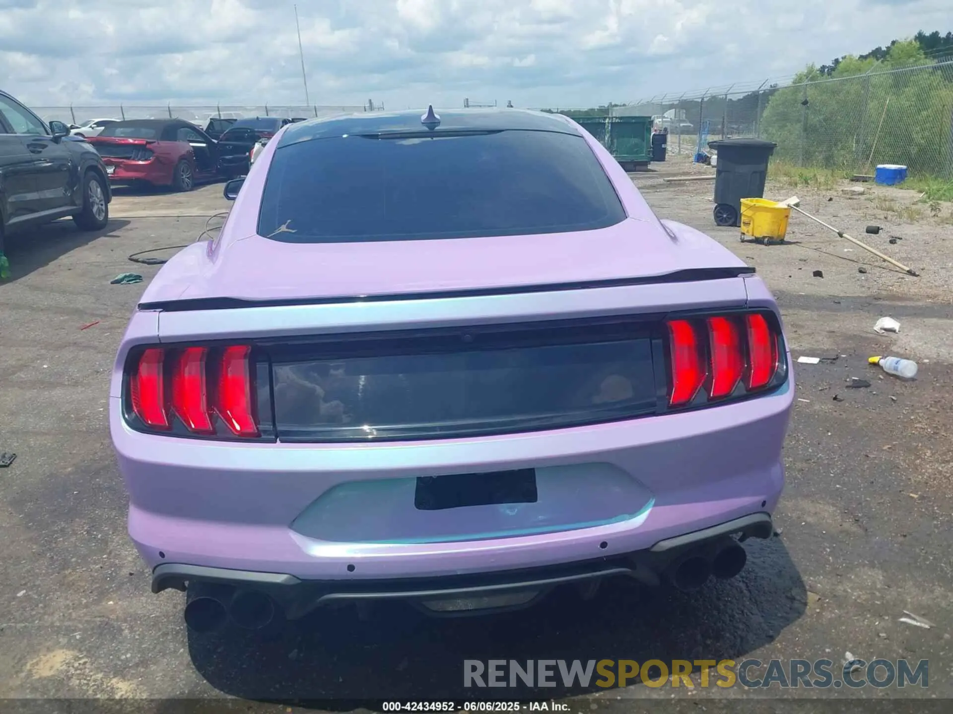 17 Photograph of a damaged car 1FA6P8CFXM5113862 FORD MUSTANG 2021
