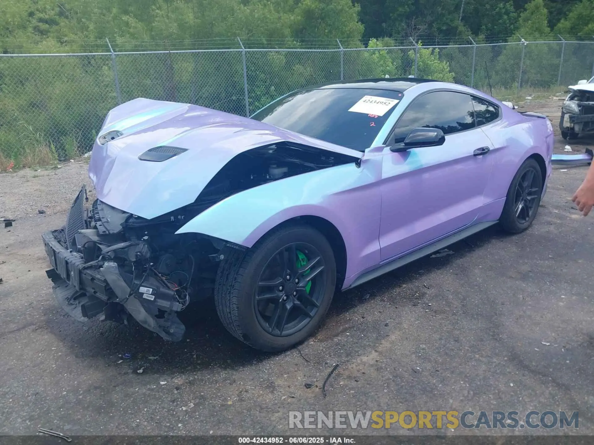 2 Photograph of a damaged car 1FA6P8CFXM5113862 FORD MUSTANG 2021