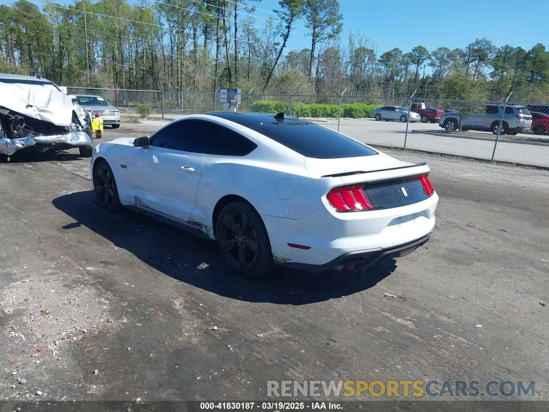 3 Photograph of a damaged car 1FA6P8CFXM5140544 FORD MUSTANG 2021