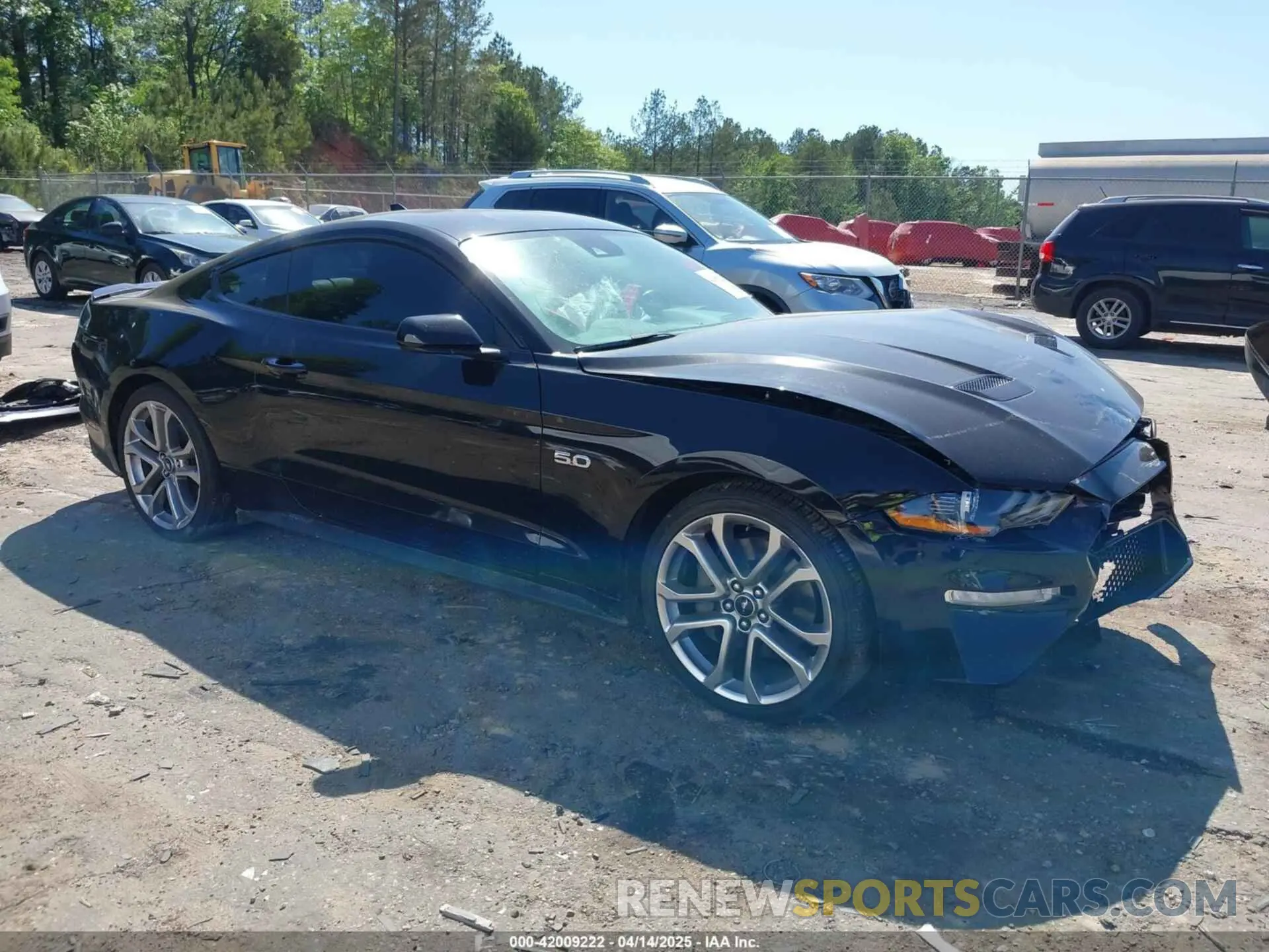 1 Photograph of a damaged car 1FA6P8CFXM5156002 FORD MUSTANG 2021