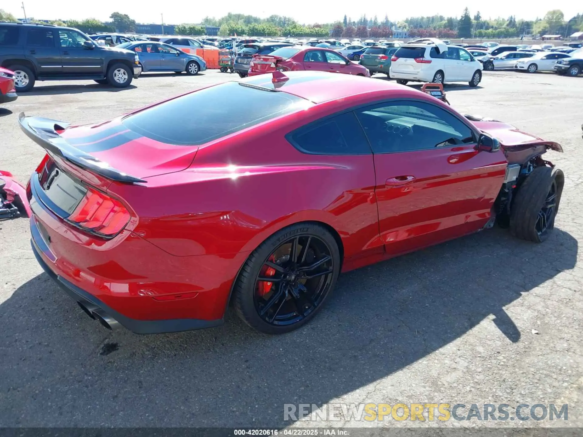 4 Фотография поврежденного автомобиля 1FA6P8SJ6M5500981 FORD MUSTANG 2021