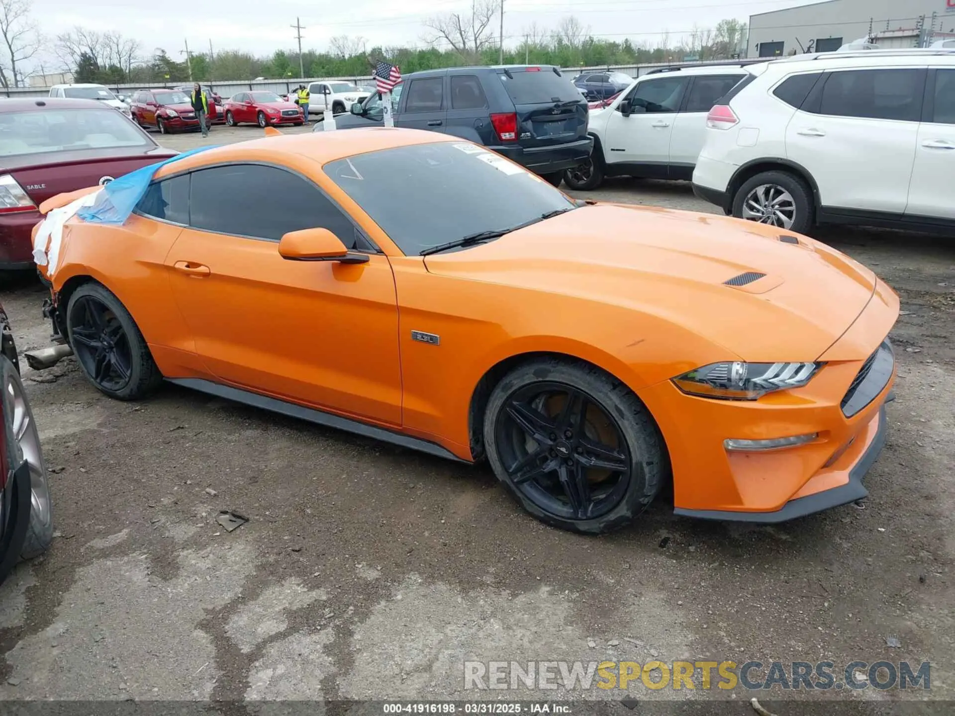 1 Photograph of a damaged car 1FA6P8TD5M5151336 FORD MUSTANG 2021