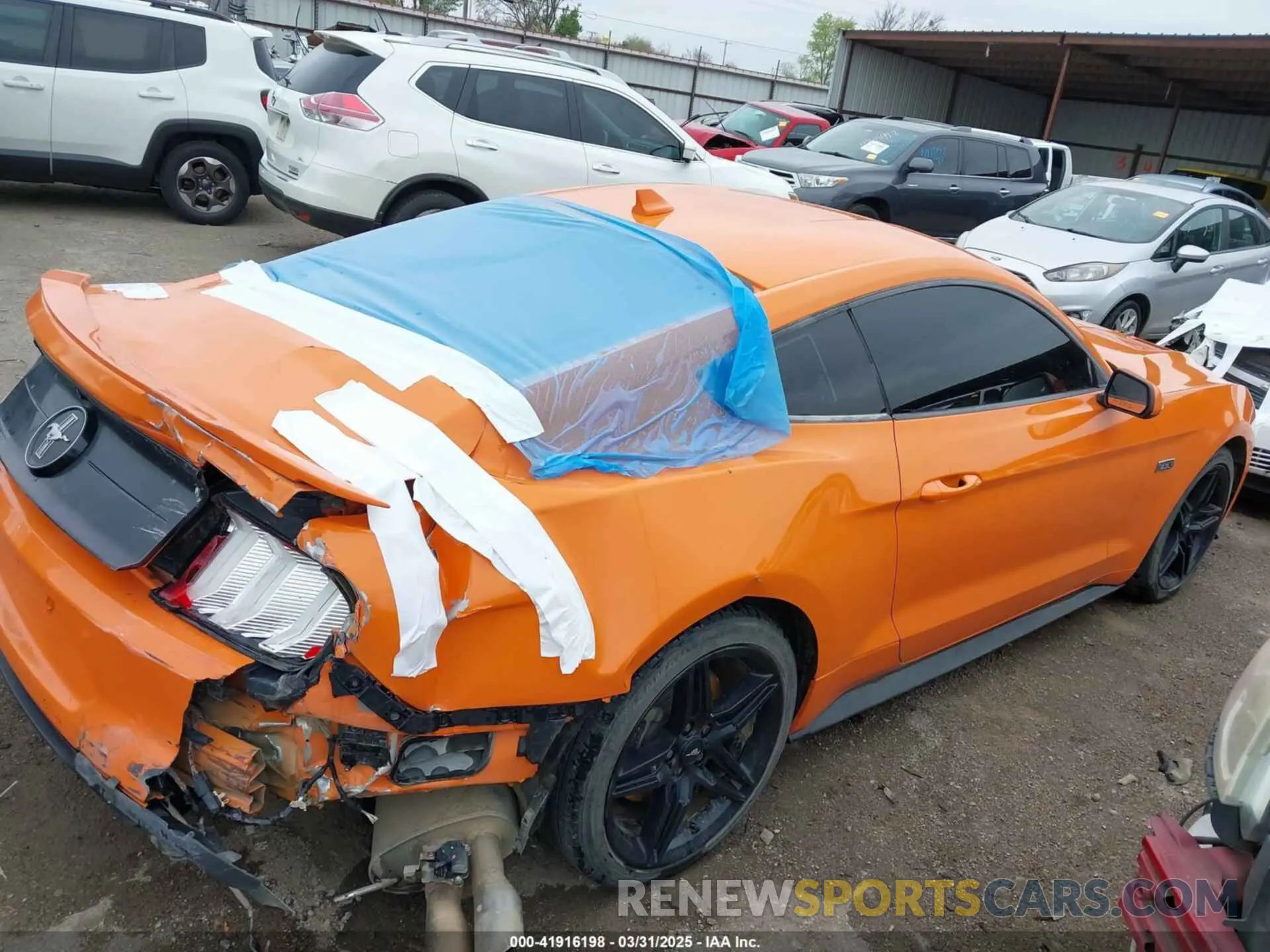 21 Photograph of a damaged car 1FA6P8TD5M5151336 FORD MUSTANG 2021