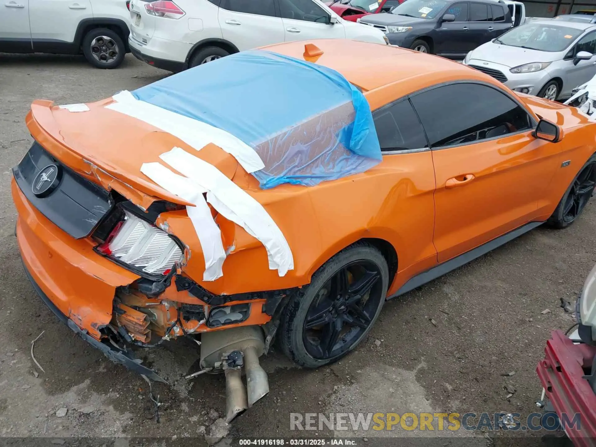 4 Photograph of a damaged car 1FA6P8TD5M5151336 FORD MUSTANG 2021