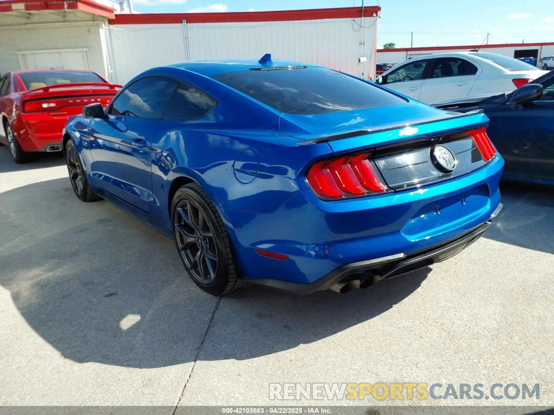 3 Фотография поврежденного автомобиля 1FA6P8TD9M5128237 FORD MUSTANG 2021