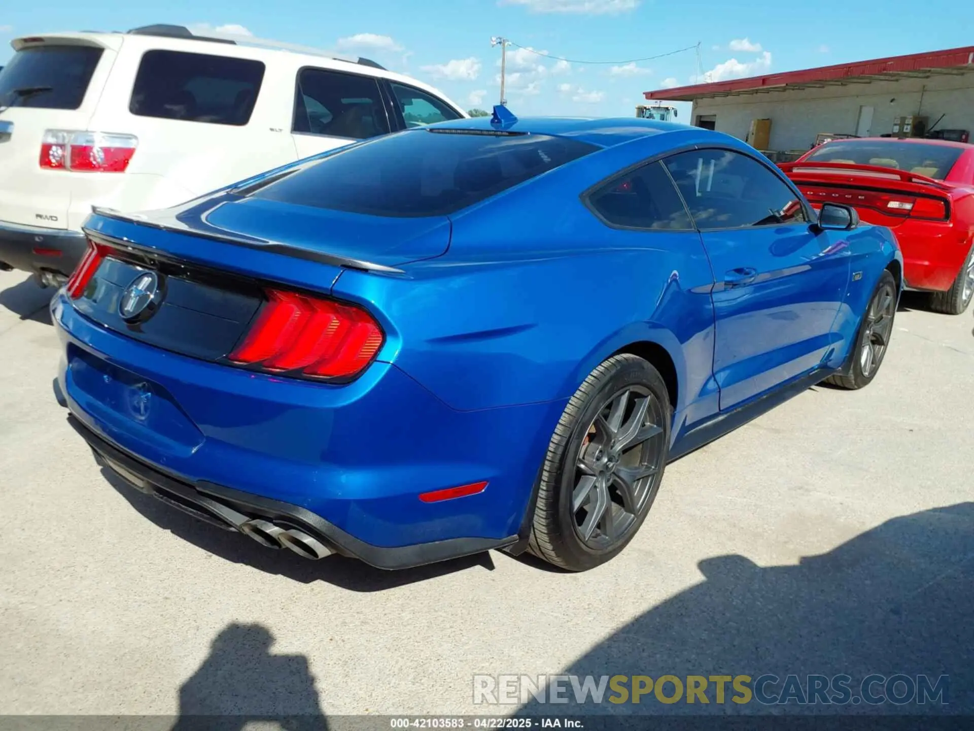 4 Фотография поврежденного автомобиля 1FA6P8TD9M5128237 FORD MUSTANG 2021