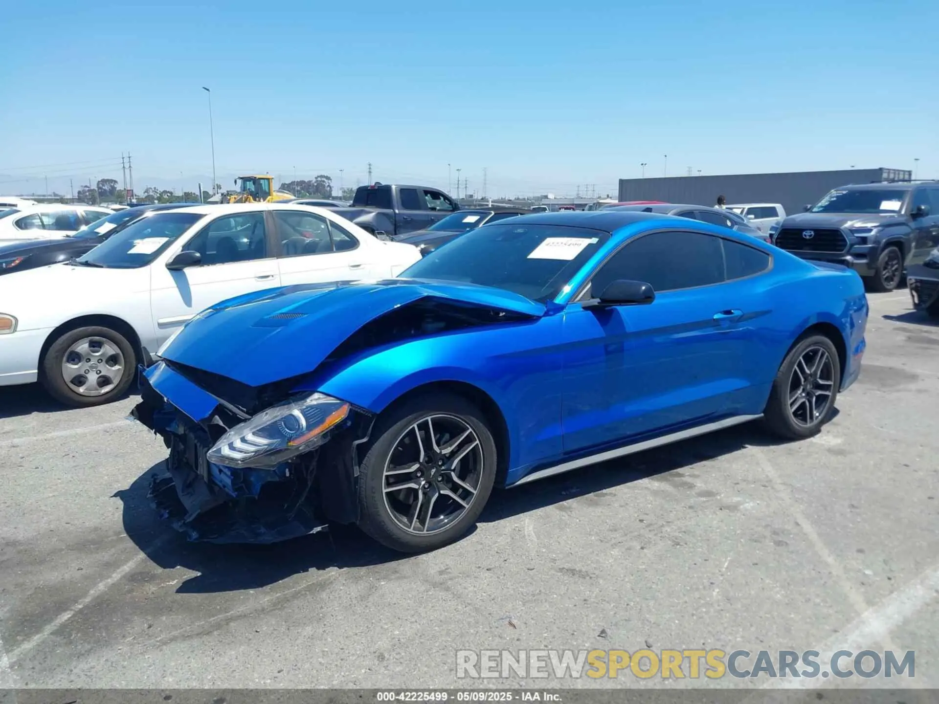 2 Фотография поврежденного автомобиля 1FA6P8TH0M5119073 FORD MUSTANG 2021