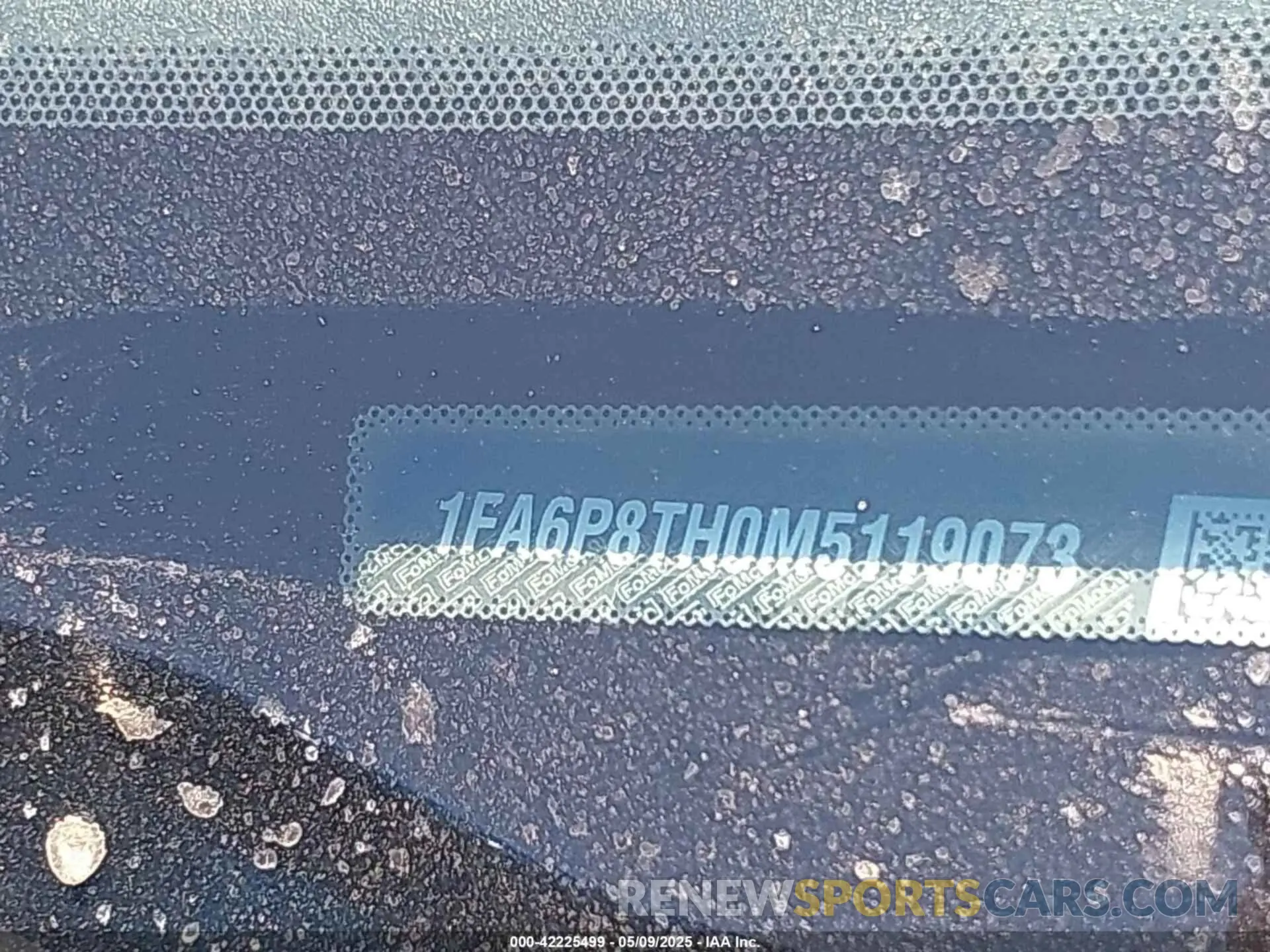 9 Фотография поврежденного автомобиля 1FA6P8TH0M5119073 FORD MUSTANG 2021