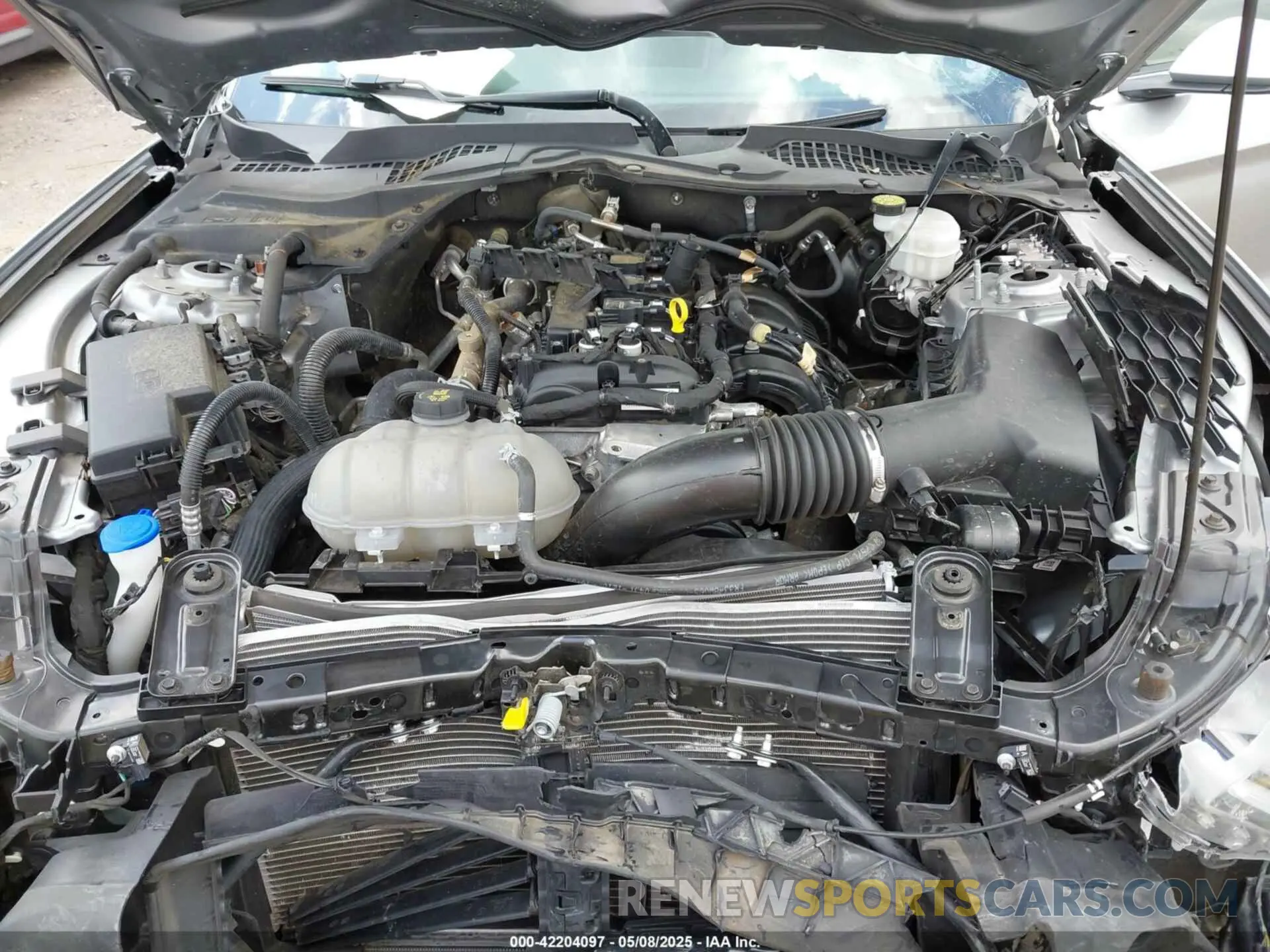 10 Photograph of a damaged car 1FA6P8TH1M5121107 FORD MUSTANG 2021