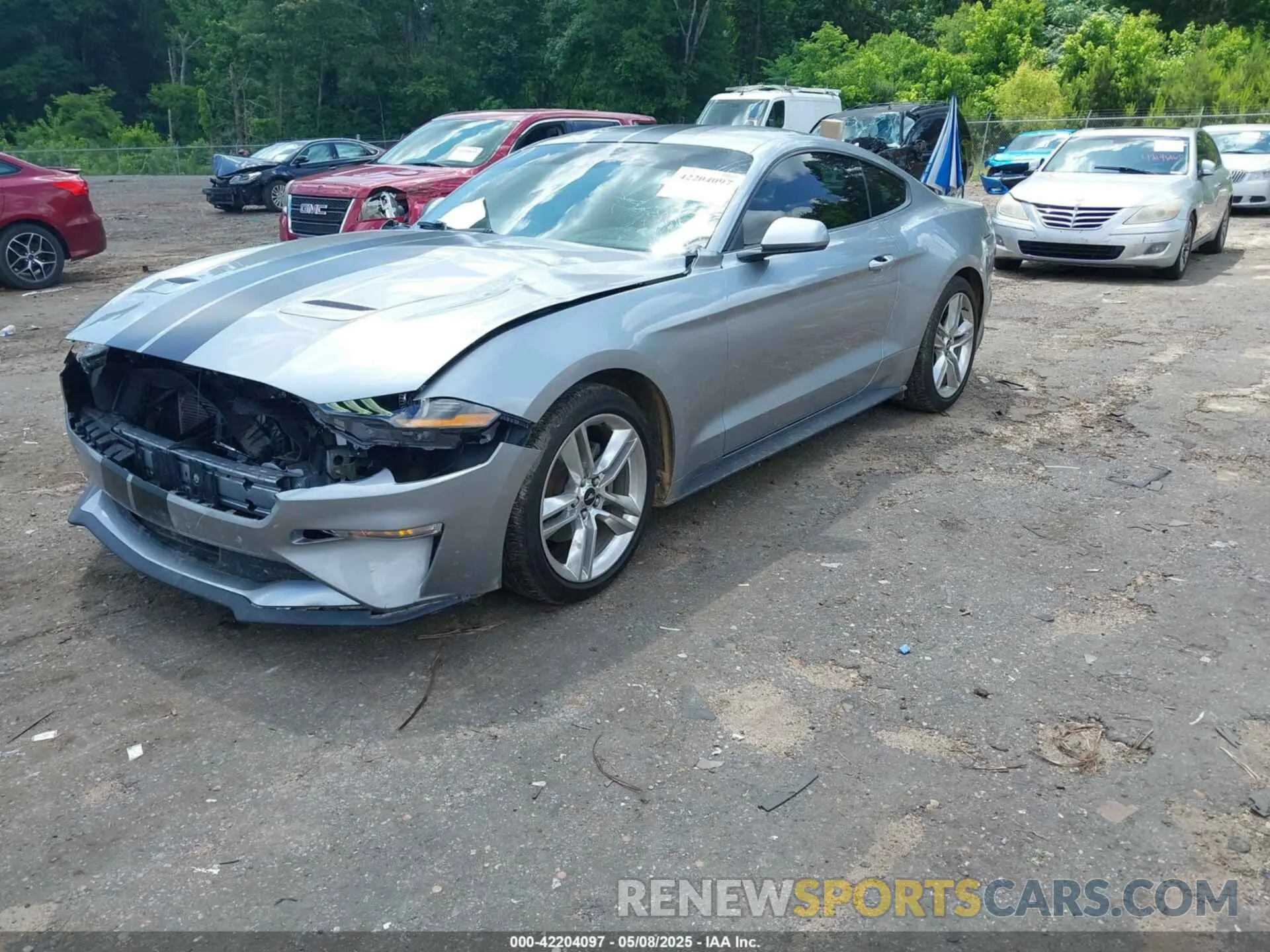 2 Photograph of a damaged car 1FA6P8TH1M5121107 FORD MUSTANG 2021