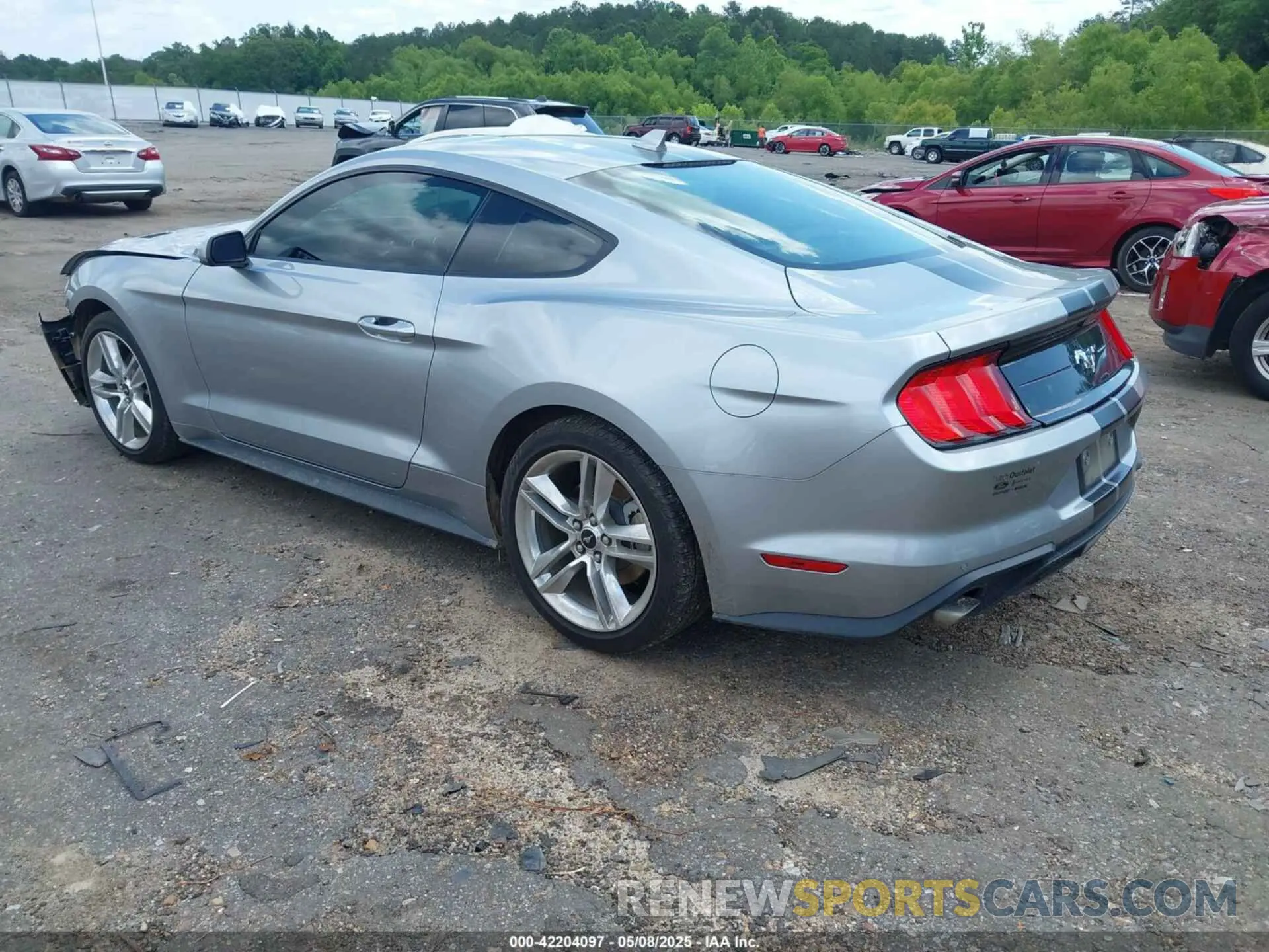 3 Photograph of a damaged car 1FA6P8TH1M5121107 FORD MUSTANG 2021