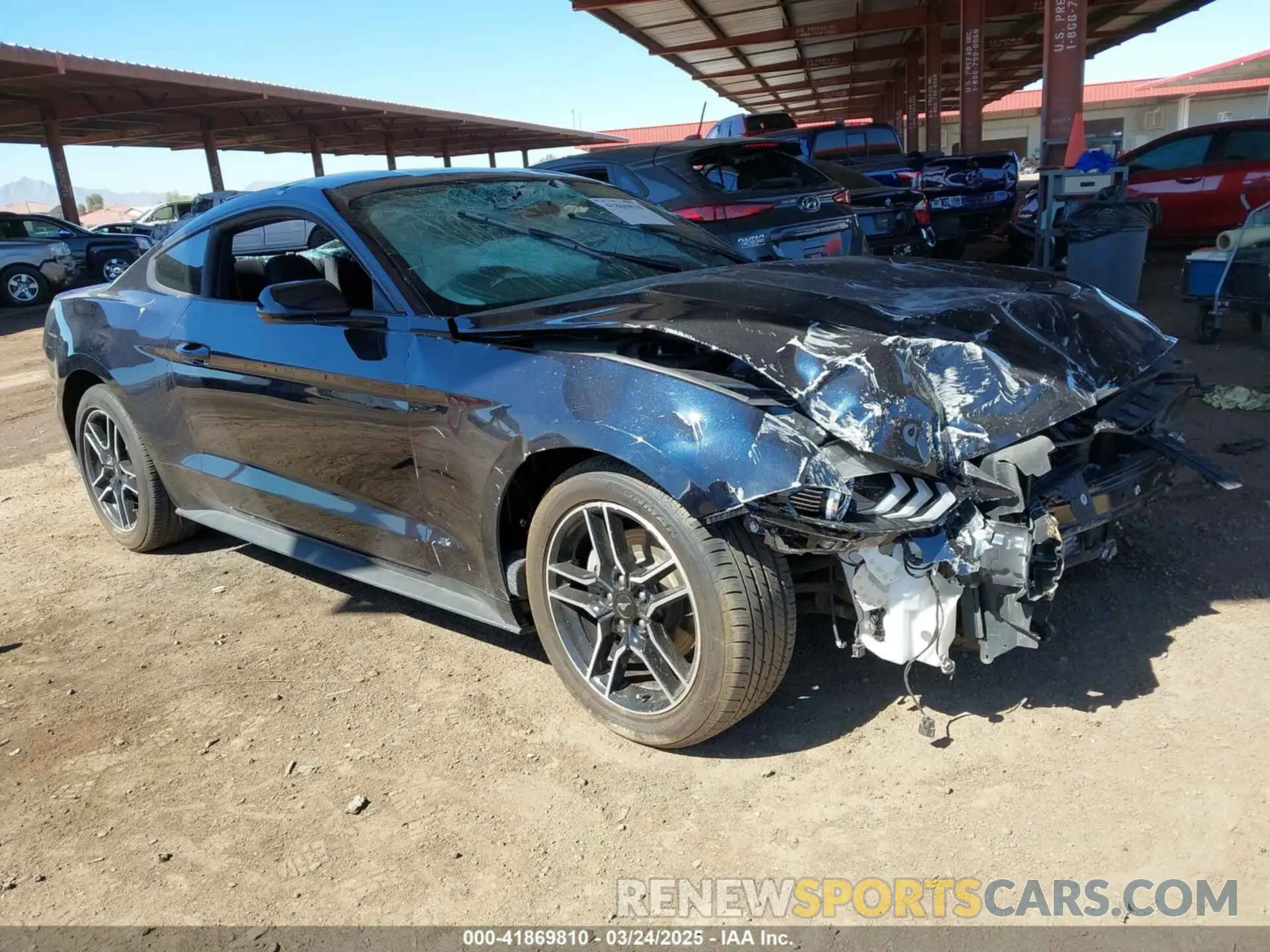 1 Фотография поврежденного автомобиля 1FA6P8TH2M5104154 FORD MUSTANG 2021