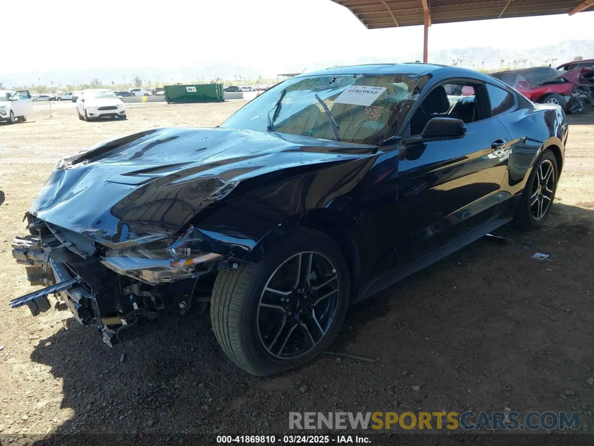2 Фотография поврежденного автомобиля 1FA6P8TH2M5104154 FORD MUSTANG 2021