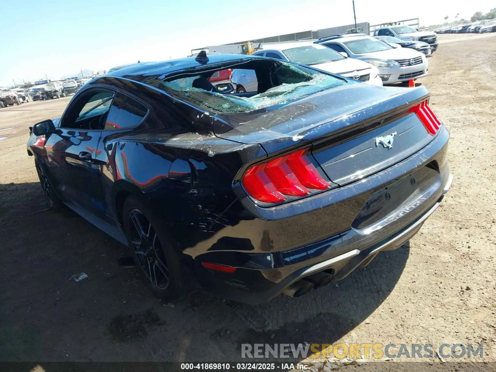 3 Фотография поврежденного автомобиля 1FA6P8TH2M5104154 FORD MUSTANG 2021