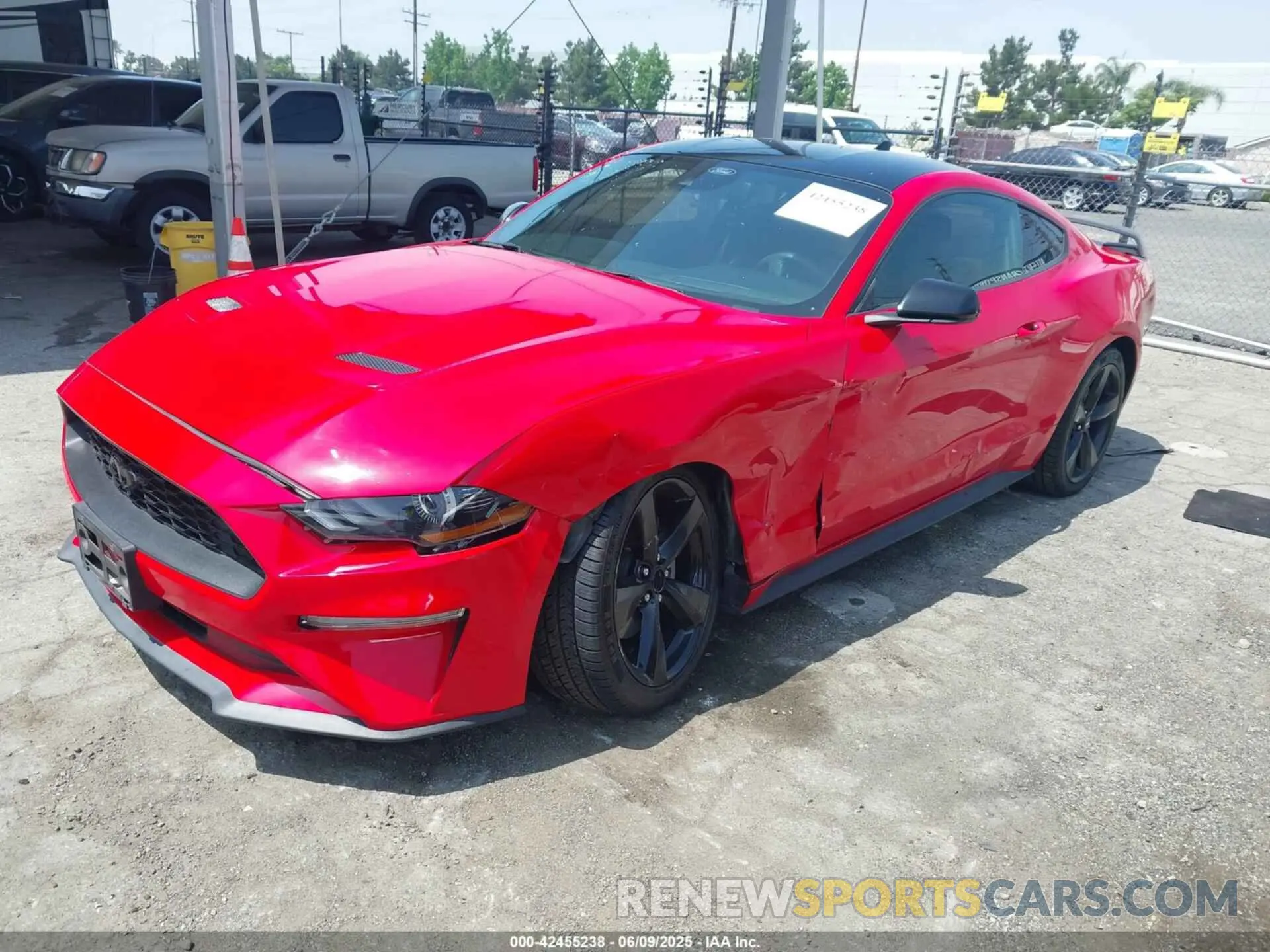 2 Photograph of a damaged car 1FA6P8TH3M5133758 FORD MUSTANG 2021