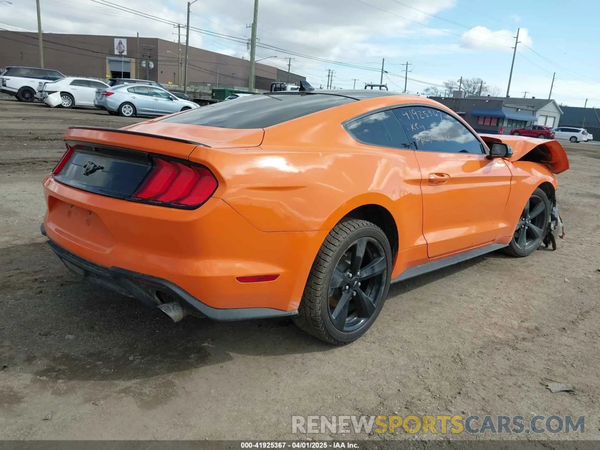 4 Photograph of a damaged car 1FA6P8TH5M5117559 FORD MUSTANG 2021