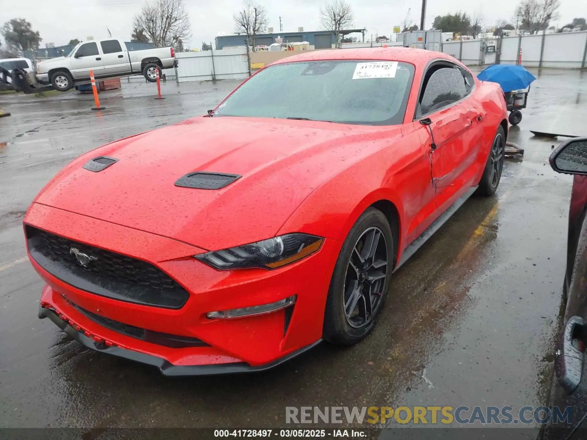 2 Photograph of a damaged car 1FA6P8TH6M5105761 FORD MUSTANG 2021