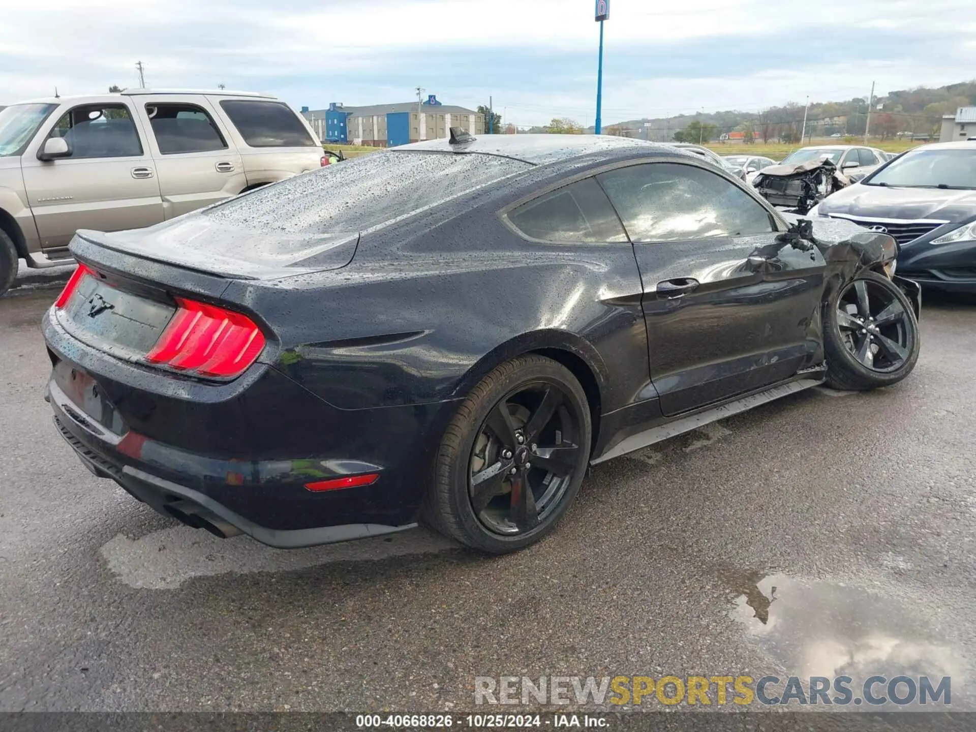 4 Photograph of a damaged car 1FA6P8TH7M5122830 FORD MUSTANG 2021