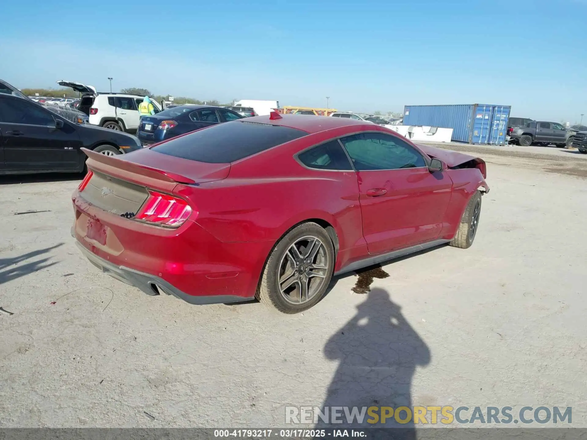 4 Фотография поврежденного автомобиля 1FA6P8TH8M5101579 FORD MUSTANG 2021